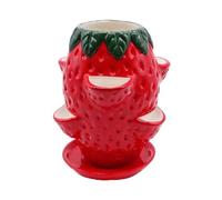 Strawberry Tower Planter Multi-Tier - - Breathable with Drainage Saucer for