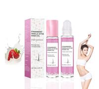 Strawberry Vanilla After Shave Oil, cura della pelle, capelli incarniti, olio da barba da donna, olio da barba delicato, Soothe Razor Burn, Prevent Ingrown Hairs & Dryness (2)