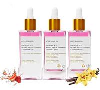 Strawberry Vanilla After Shave Oil, Women For Smooth Skin, Soft Serve After Shave Oil,S trawberry & Vanilla Scent,Prevent Ingrown Hairs & Dryness (3 pcs)