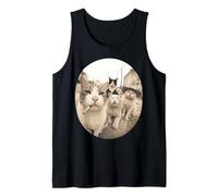 Stray Cat Gang Crew Funny Cat Lover Vintage Retro Canotta
