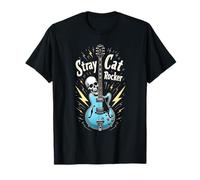 Stray Cat Rocker - Chitarra Rockabilly in stile vintage Maglietta
