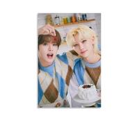 Stray Kids 2022 - Poster decorativo da parete su tela, stampa moderna per camera da letto, per camera da letto, 60 x 90 cm
