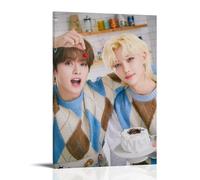 Stray Kids 2022 - Poster decorativo da parete su tela, stampa moderna per camera da letto, per camera da letto, 20 x 30 cm