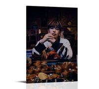 Stray Kids Group Boy Member Poster decorativo su tela, per soggiorno, camera da letto, 40 x 60 cm