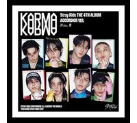 STRAY KIDS - (HAN.) STRAY KIDS KARMA The 4th Album ACCORDION. CD-R+2 Book+2-Cut Photo+Card+POB+GIFT
