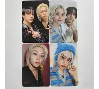 STRAY KIDS MINI ALBUM ATE SCHEDA FOTOGRAFICA UFFICIALE FELIX Set di 4 BANGCHA...