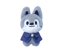 Stray-Kids Plushdoll Portachiavi 10cm 'Scuola Magica' Serie SK-Zoo Portachiavi 'STAY' Carino portachiavi Pendente (Wolf Chan)