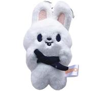 Stray-Kids Portachiavi in peluche 'ATE' Stile Portachiavi Cartoon Portachiavi Fumetto Zaino Telefono Ciondolo Portachiavi per Stay, Leebit, 8cm