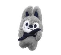 Stray-Kids - Portachiavi magnetico a forma di bambola di peluche "ATE' SKZ-oo "Stay", con fibbia magnetica per frigorifero (Wolf Chan)