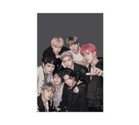 Stray Kids Poster Kpop su tela da parete BoyBand Quadro estetico per camera da letto, dormitorio, decorazione fan regalo senza cornice, 30 x 45 cm