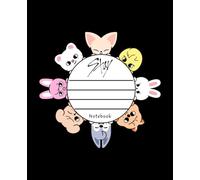 Stray Kids SKZOO All Around The World Notebook, 100 pg. College lined, Composition Style