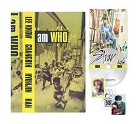 STRAY KIDS - STRAY KIDS - 2° mini album [I am WHO] (WHO Ver.) Photobook + CD-R + Self-Portrait QR Photocard + Selfie QR Photocard + Dietro QR Photocard + Poster Testi + 2 Pin Button Badge