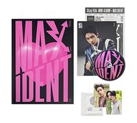 STRAY KIDS - STRAY KIDS - Mini Album [MAXIDENT] (HEART Ver.) Photobook + CD-R + Lyrics Paper + Photocards + Mini Poster + Face Sticker + 1 Clear Potocard Frame