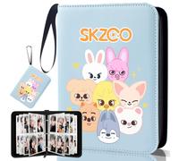 Stray Photocard Binder, SKZ Skzoo Cartone Animato Carino Photocards Holder, Stray Photocards Album 400 Tasca, Kpop Merch Regali per STAY