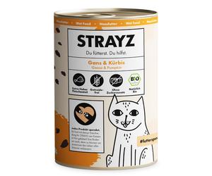 STRAYZ BIO cat 24 x 400 g - Oca bio e zucca bio