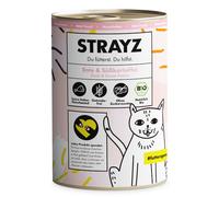 STRAYZ BIO cat 6 x 400 g - Anatra bio e patata dolce bio