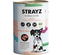 STRAYZ Cibo Umido per Cani - Salmone con Patata, Spinaci e Bacche