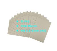 STRBOXONG Greyboard, formato A5, 15 fogli di carta riciclata spessa 1500 micron, 1,5 mm di spessore per la creazione di modelli artigianali, supporto di montaggio, scheda di modellazione (148x210 mm)
