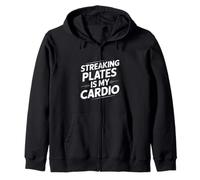 Streaking Plates è il mio microbiologo cardio Felpa con Cappuccio