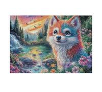 Stream Rainbow Fox Puzzle 300 Pezzi Giochi Da Tavolo Per Famiglie Divertimento Per Tutti Rilassamento E Convivialità Regalo Per Tutta La Famiglia 300 PCS