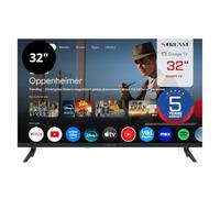 Stream System - Google TV Smart 32", 5 anni di garanzia, HD Ready, HDR10, Frameless (senza cornice), Assistente Google, Chromecast integrato - Modello S32EX1GH (2026)