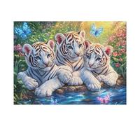 Stream White Tiger Family Rompicapo 500 Pezzi Botticelli Per Appassionati Cartone Rigido Nascita Di Venere Per Decorazione Murale Edizione Limitata Con Poster Incluso 500 PCS