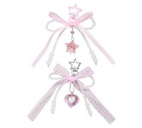 Streamer Rosa Streamer Rosa, Portachiavi Di Prua, Portachiavi Da Donna, Portachiavi Dolce Simpatico, Ciondolo Decorativo.