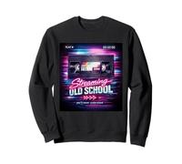 Streaming Old School Video Retro 80s 90s Tape Felpa
