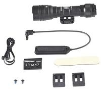 Streamlight ProTac 88127 ProTac Rail Mount HL-X Pro USB 1000-Lumen High Candela Multi-Fuel Long Gun Light, Include Jack-Cap, M-Lok Kit, Pressostato, Strumento e Batteria USB SL-B26 con cavo USB, Nero