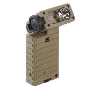Streamlight Sidewinder 14024 - Torcia da aviazione, 55 lumen, a LED, colore: bianco, con sistema MOLLE e batterie, coyote