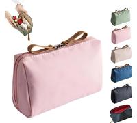 Streamline Travel Makeup Pouch for Women,Portable Waterproof Multifunctional Toiletry Bag,Stylish Mini Cosmetic Pouch