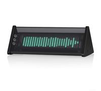 Streamlined VFD Spectrum Sound Level Meter con ingressi AUX e orologio integrato per una semplice configurazione (nero)