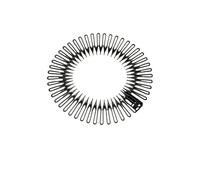 STREAMVOY 5 forcine invisibili per capelli, supporto per chignon da donna, per chignon disordinato e frangia (nero/marrone/bianco) (Hair Tamer - nero)