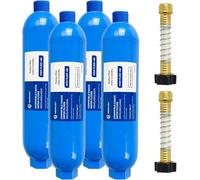 STREAMVOY Confezione da 2 filtri dell'acqua in linea RV - Rimuove efficacemente cloro, cattivo sapore e sedimenti, alloggiamento durevole per uso alimentare, facile installazione, per tubo da