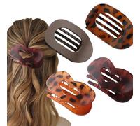 STREAMVOY Confezione da 6 fermagli per capelli piatti antiscivolo - Pinze per capelli di grandi dimensioni da donna, tenuta forte per capelli spessi, set di fermagli per capelli leggeri per tutti i