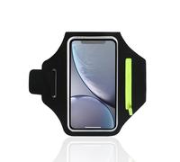 STREAMVOY Fascia Porta Cellulare per Running, Bracciale Sportivo per Telefono 6.8", Touchscreen, Anti-Scadimento, Riflettente (Nero)