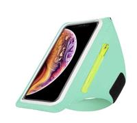 STREAMVOY Fascia Porta Cellulare per Running, Bracciale Sportivo per Telefono 6.8", Touchscreen, Anti-Scadimento, Riflettente (Azzurro cielo)