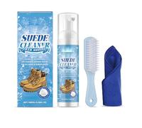 STREAMVOY Suede Shoe Cleaning Kit | with Cleaning Foam, Brush & Microfiber Cloth | Gentle Deep Clean | Works on All Suede Shoes | 3-Step Easy Cleaning
