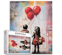 Street Art Banksy Puzzle per adulti 1000 pezzi, palloncino colorato per bambina e ragazzo, puzzle fai da te per la decorazione della casa, regalo per la famiglia, perfetto per serate di gioco