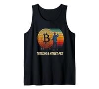 Street Art Crypto Blockchain Valuta Digitale Urbana Bitcoin Canotta
