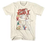 Street Fighter - 2 Fumetto - American Classici - Solido Avorio Adulto Corto Mani