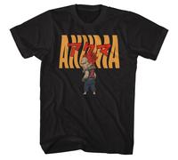 Street Fighter - Akuma Piegato Testo - American Classici - Solido Nero Adulto