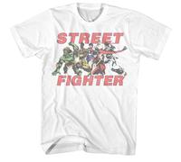 Street Fighter - Fight Gruppo Vintage - American Classici - Bianco Adulto Scarpe