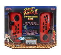 Street Fighter II Duel - Console di gioco TV Plug and Play con controller wireless HDMI, sistema di combattimento arcade, edizione Champion, classico videogioco per casa, famiglia, multiplayer