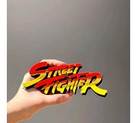 Street Fighter Logo insegna colorata arte 3D accessorio da scrivania