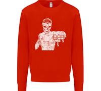 Street Fighter MMA Bare Knuckle Fighting Uomo Sweatshirt Jumper