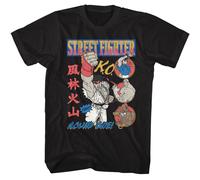 Street Fighter - Round One Fumetto - American Classici - Solido Nero Adulto