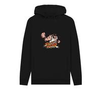 Street FighterFelpa con Cappuccio Classico Drago Grafica Adulto Unisex (PN1459)