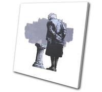 Street Graffiti Museum Banksy Hi Res SINGLE TELA parete arte foto stampa