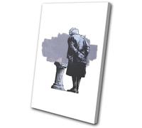 Street Graffiti Museum Banksy Hi Res SINGLE TELA parete arte foto stampa